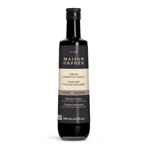 Vinaigre balsamique pour une touche parfumée - 6% acide acétique non pasteurisé - Maison Orphée
