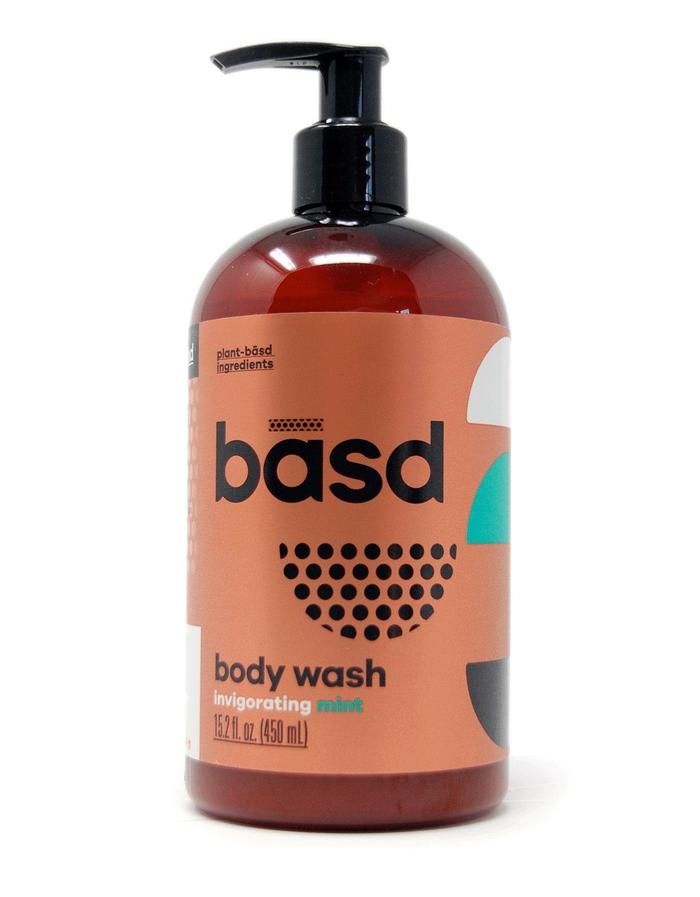 Basd, savon liquide à base de végétaux pour le corps, menthe - Basd