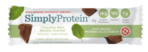 Barre protéinée chocolat menthe - Simply Protein