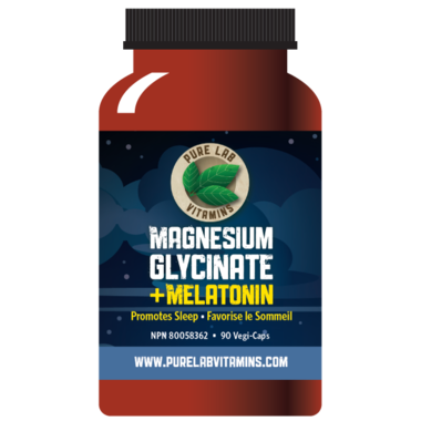 Magnesiun glycinate et melatonin - Pure Lab Vitamins