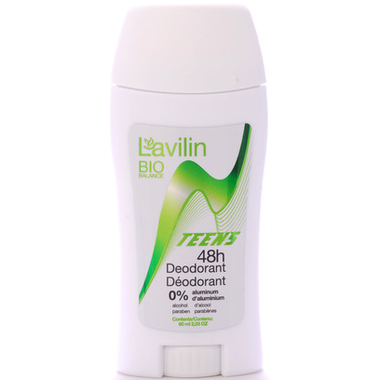 Déodorant en spray bio 48h sans alcool pour adolescent - Lavalin Bio