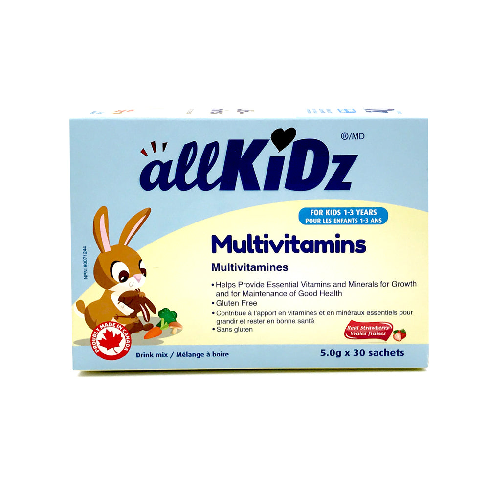 Multivitamines sans gluten pour enfants à boire - allKidz