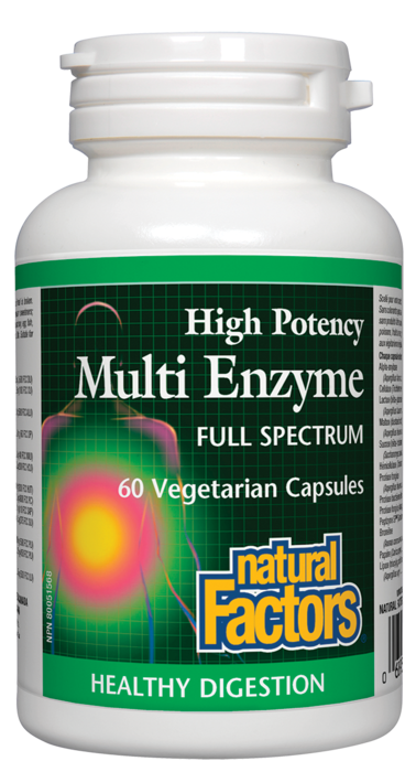 Multi enzyme haute efficacité spectre complet - Natural Factors
