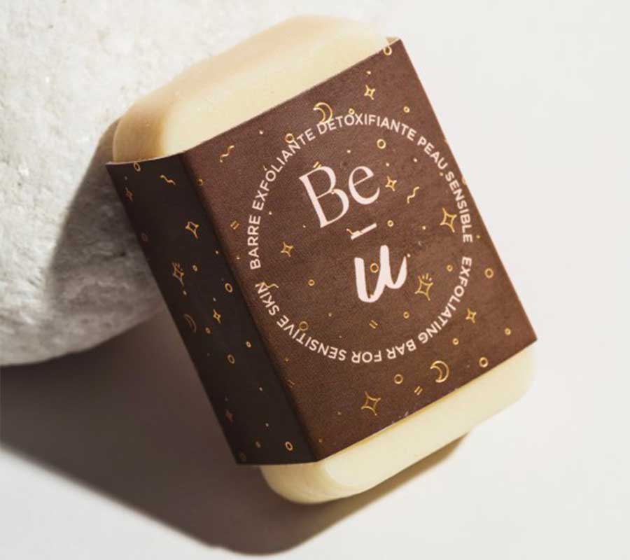 Barre exfoliante pour peau sensible