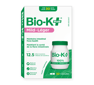 12.5 milliard de bactéries 30 capsules, léger - Bio-Kplus