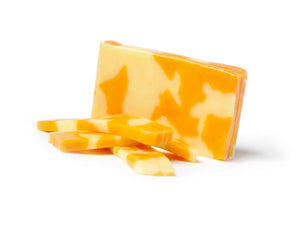 Bloc de fromage Cheddar marbré