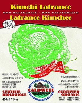 Kimchi Lafrance non pasteurisé - Caldwell