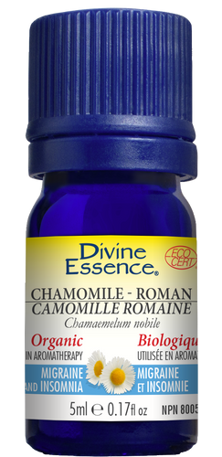 Divine essence, extrait d'huile essentielle camomille romaine bio - Divine essence