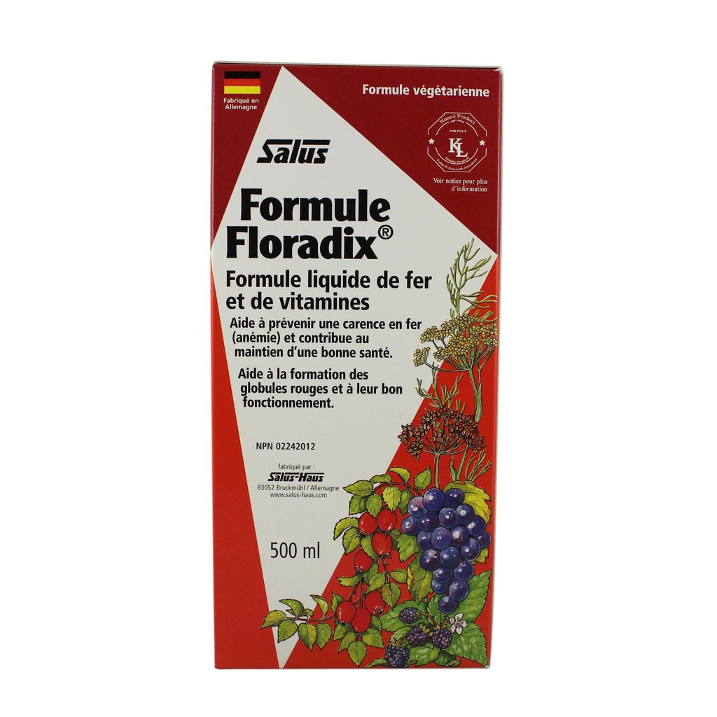 Floradix Formule liquide de fer et de vitamines - Salus