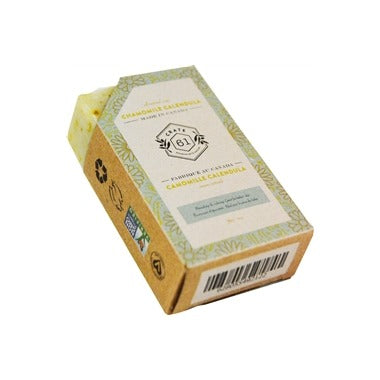 Savon de castille fait au canada à la camomille et calendule - Crate 61 Organics