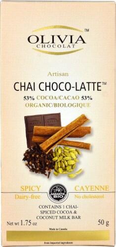 Tablette de chocolat noir bio 53 % de cacoa - Olivia Chocolat