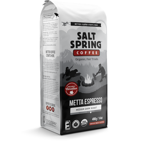 Café metta espresso torréfaction moyenne - Salt Spring