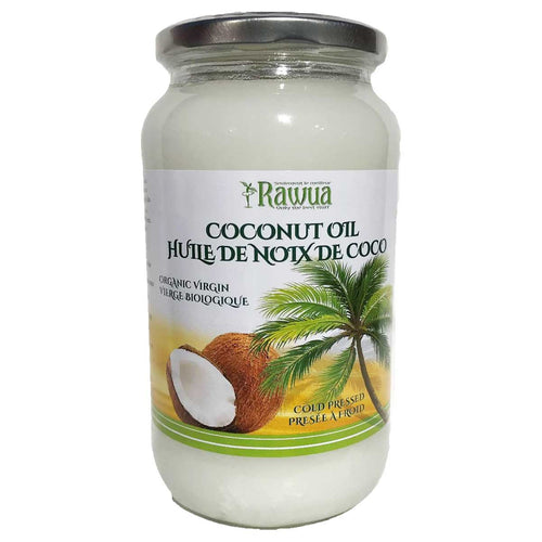 Huile de noix de coco pressé à froid - Rawua