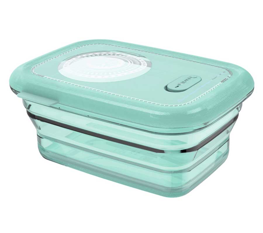 Contenant alimentaire silicone clair 860ml