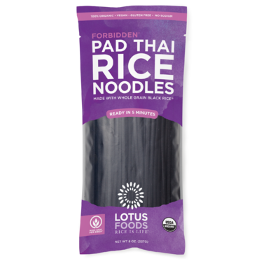 Nouille de riz brun et noir pad thaï - Lotus Foods