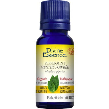 Divine essence, extrait d'huile essentielle menthe poivrée bio - Divine essence