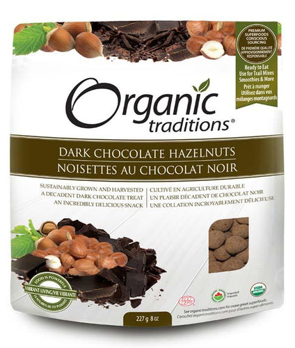 Noisettes au chocolat noir - Organic Traditions