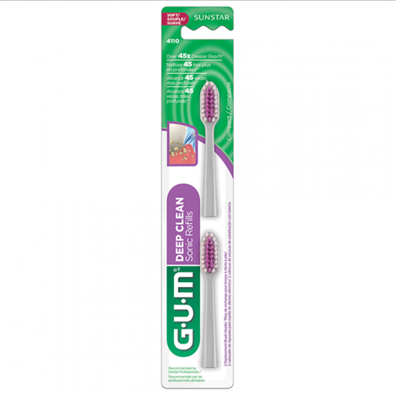 Gum, recharge pour brosse à dents électriques activital - Gum