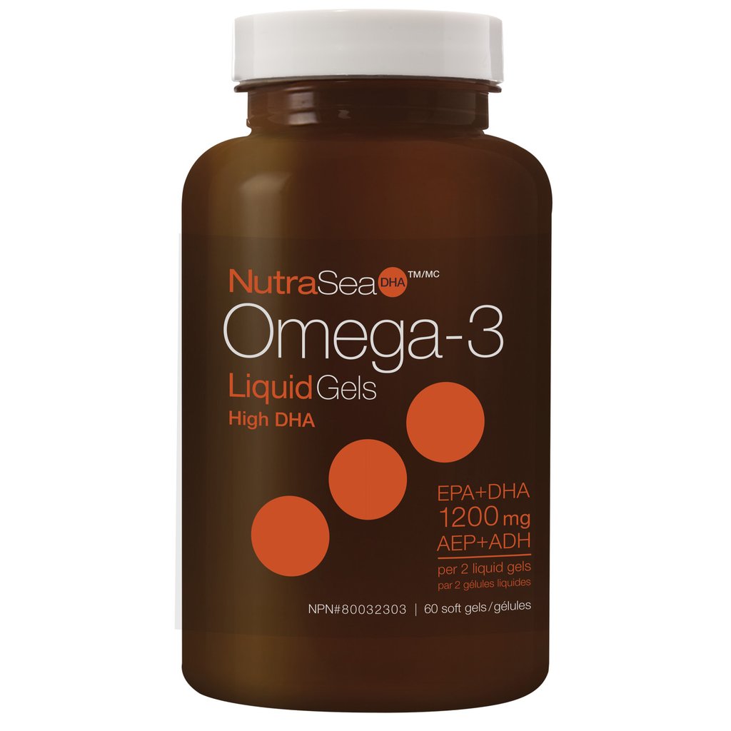 NutraSea Oméga-3 DHA élevé gélules liquides - Nature's Way
