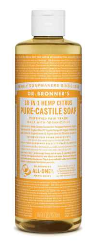 Savon de Castille Pur Liquide - Agrumes - Dr. Bronner's