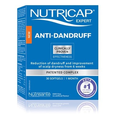 Capsules NUTRICAP anti-pellicule et contre la perte de cheveux - Nutrisanté