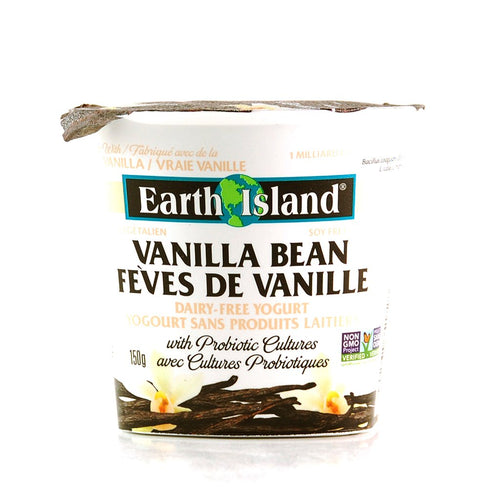 Yogourt sans produits laitiers avec cultures probiotiques aux fèves de vanille (sans soya) - Earth Island