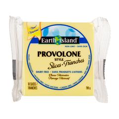 Tranches de fromage alternatif style Provolone sans produits laitiers 