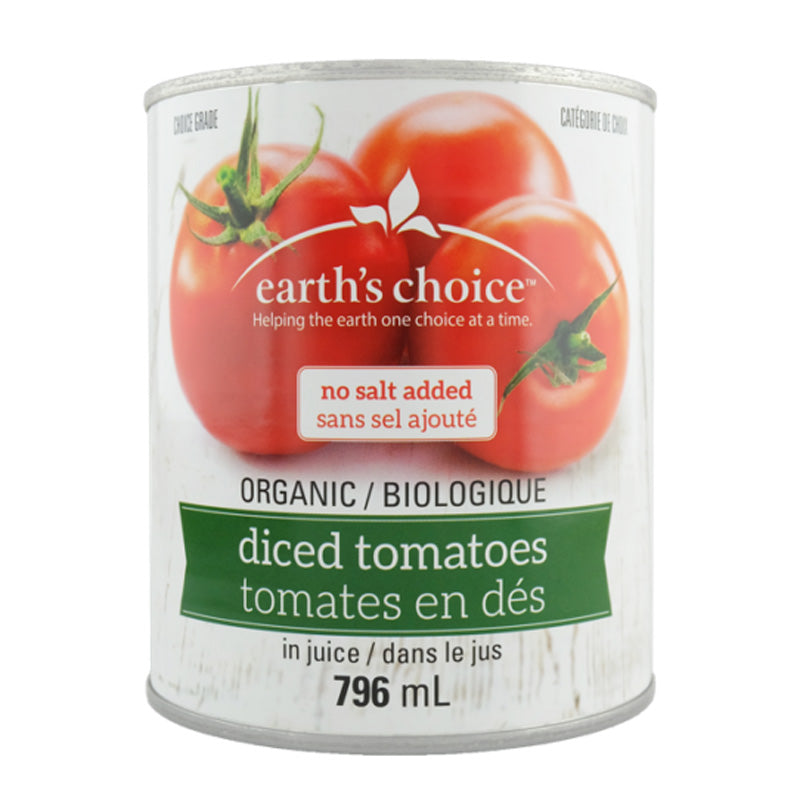 Tomates en dés biologiques (sans sel ajouté) - earth’s choice