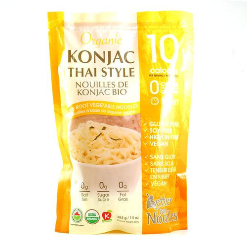 Nouilles de Konjac biologique (Thaï) - 10 calories - Konjac