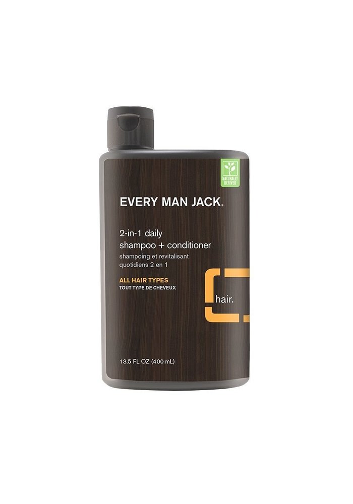 Every man jack, shampoing et revitalisant quotidien 2 en 1, santal - Every man jack