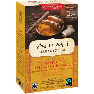 Thé au Curcuma et trio de rhizomes - Numi Organic Tea