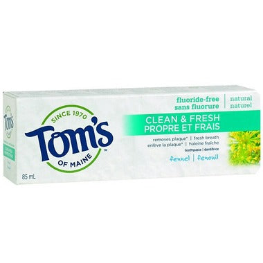 Tom' s of maine, dentrifice naturel propre et frais, menthe verte - Tom's of maine