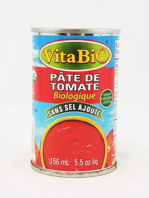 Pâte de tomate biologique sans sel ajouté - Vita bio