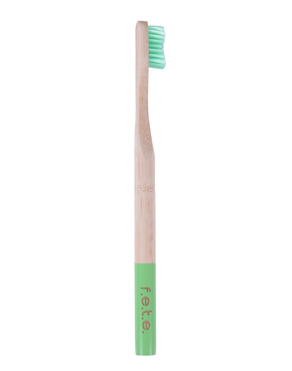 Brosse à dent en bambou - medium (vert) - f.e.t.e