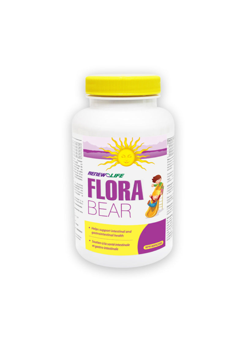 Flora bear soutien à la santé intestinale et gastro intestinale - Renew of Life