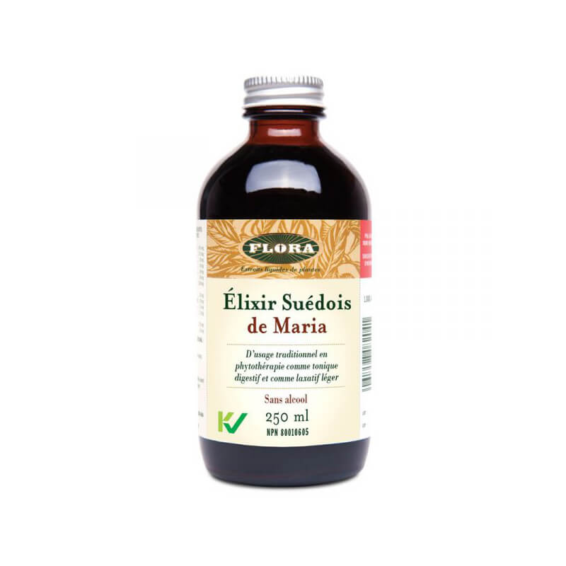 Élixir Suédois de Maria utiliser comme tonique léger et laxatif - Flora
