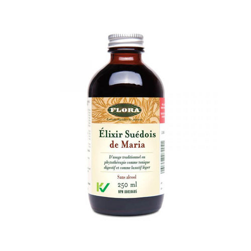 Élixir Suédois de Maria utiliser comme tonique léger et laxatif - Flora