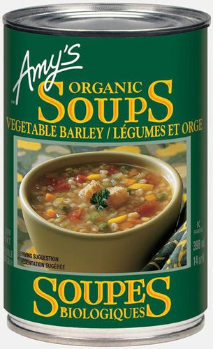 Soupe bio de légumes et orge - Amy’s