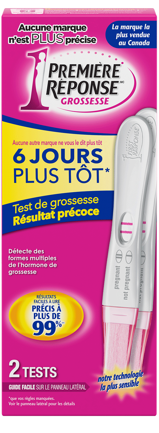 Test de grossesse digital Première Réponse - 2 tests - Première Réponse