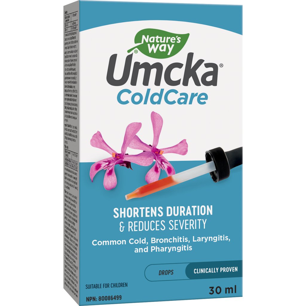 Umcka cold care - gouttes pour rhume, bronchite, laryngite et pharyngite - Nature’s Way