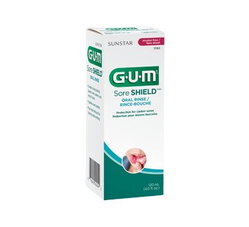 Gum, rince bouche contre les lésions bucales - Gum