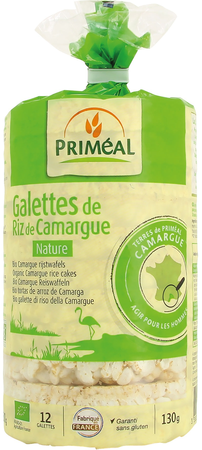 Galettes de riz de camargue nature - Priméal
