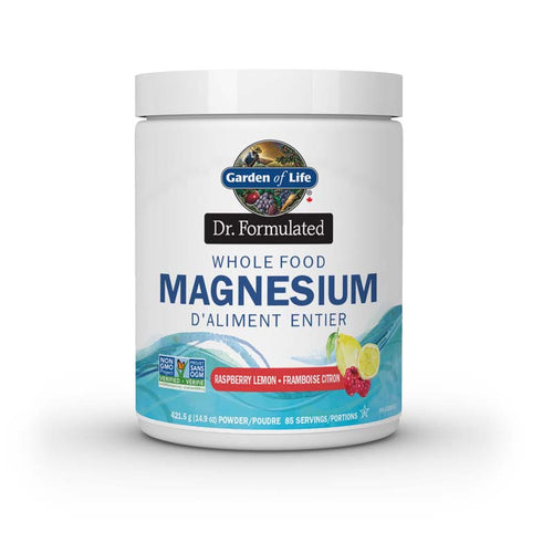 Magnésium d’aliment entier frambroise citron - Garden of Life