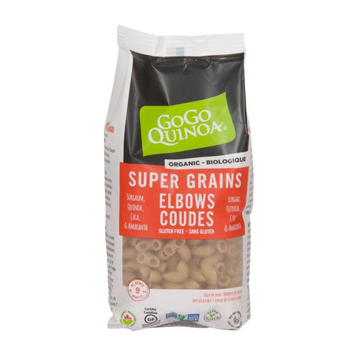 Pâtes biologiques sans gluten super grains (coudes) - Gogo Quinoa