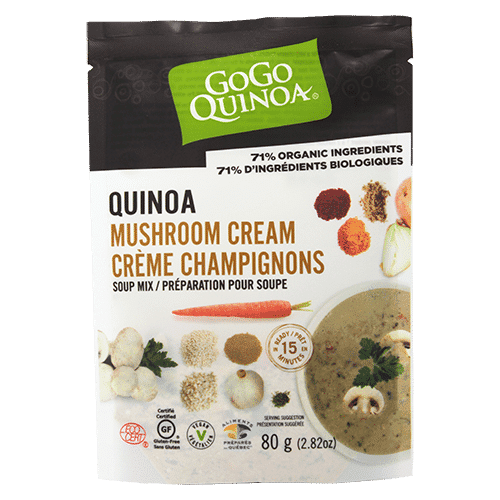 Crème champignons pour soupe - Gogo quinoa