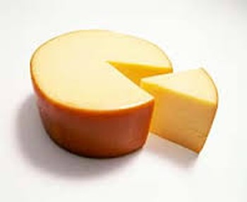Bloc de fromage gouda fumé