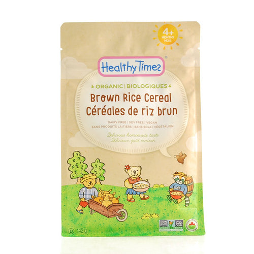 Céréales de riz brun biologiques 