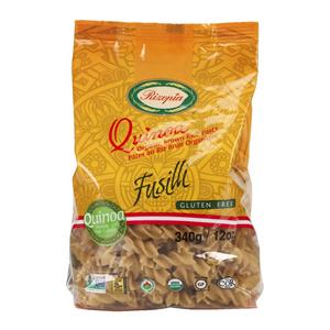Pâtes au riz brun organique à base de Quinoa (fusilli) - Rizopia