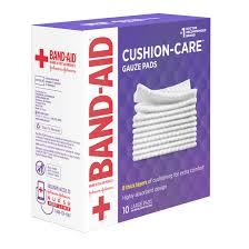 Grandes compresses de gaze, protection coussinée - Band-Aid Johnson & Johnson