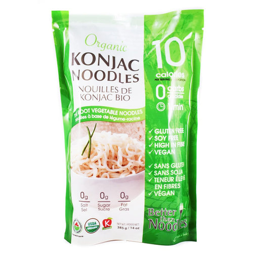 Nouilles de konjac biologique - 10 calories - Konjac